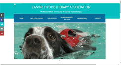 Desktop Screenshot of canine-hydrotherapy.org